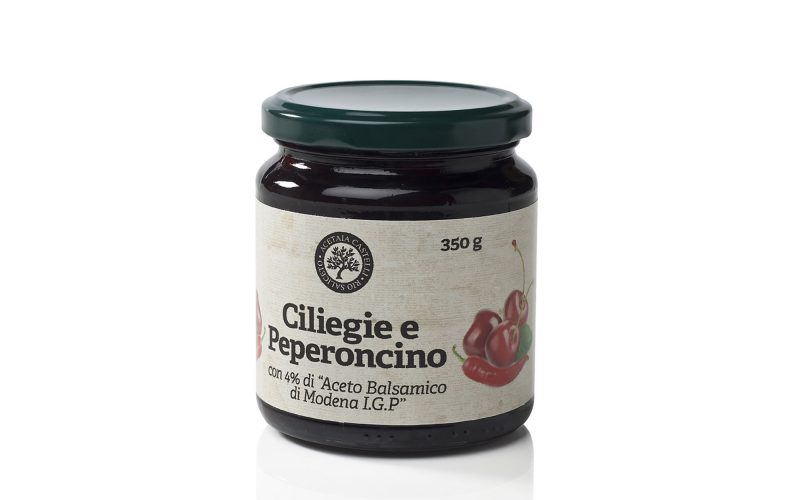 composta-di-ciliegie-e-peperoncino-all'aceto...-350gr composta-di-ciliegie-e-peperoncino-all'aceto...-350gr